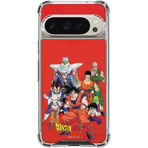 Dragon Ball Z Group Pixel 9/9 Pro Clear Case